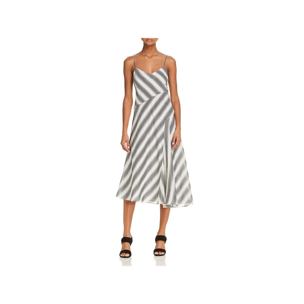 NWT Theory Summer Athens Silk Blend Day Dress SZ 2